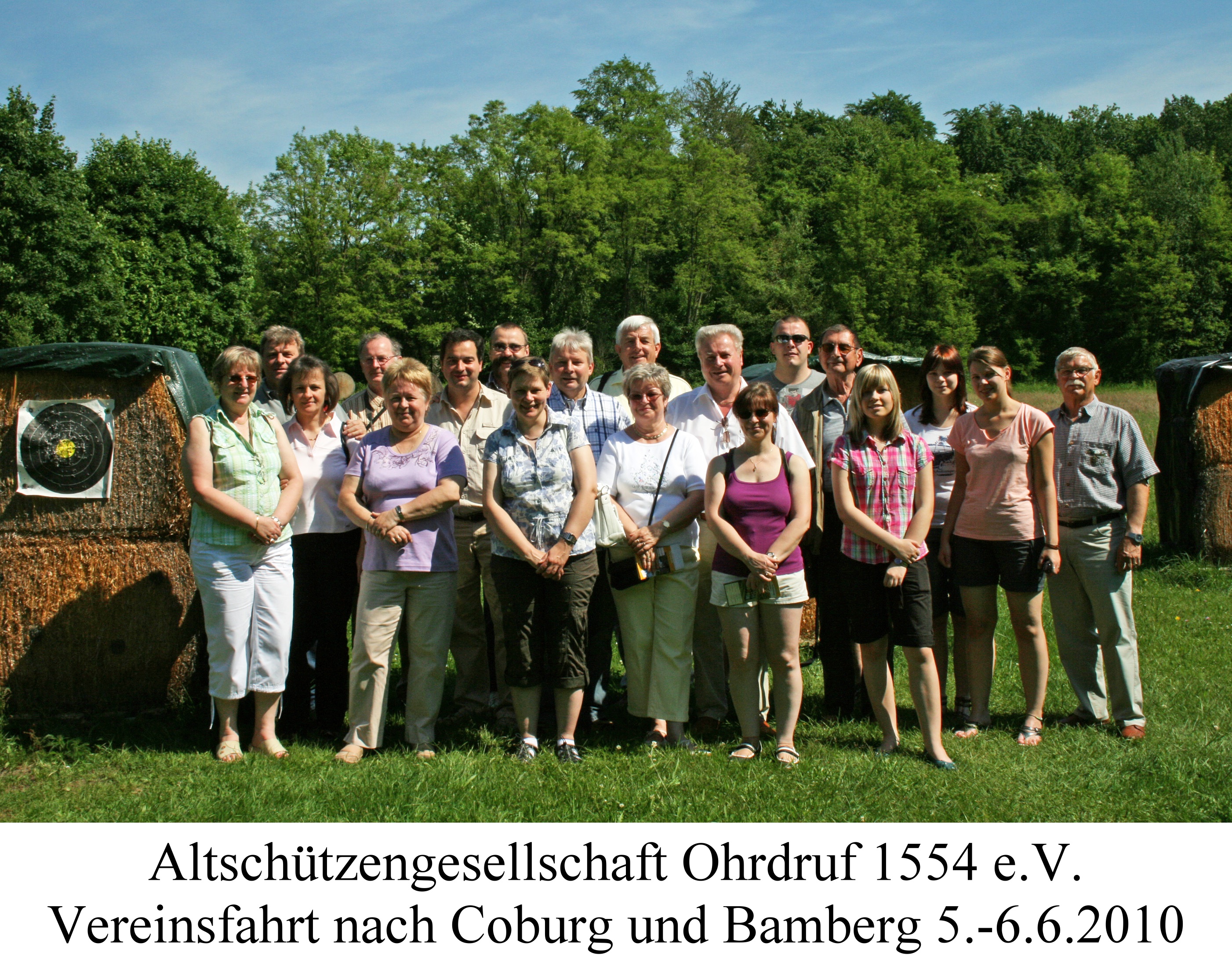 Vereinsfahrt 5.6.2010 mit Bildunterschrift